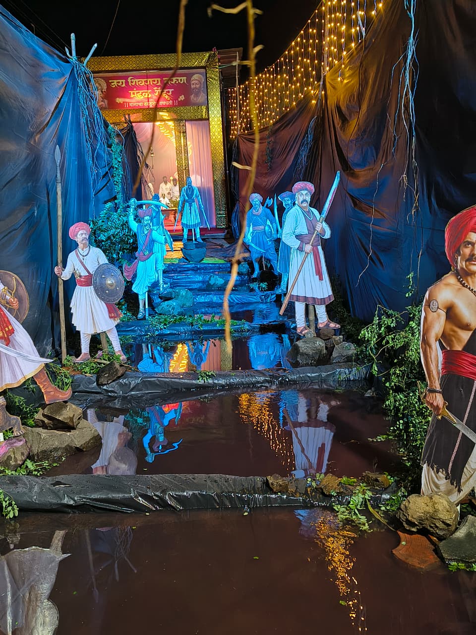 Grand Pavankhind tableau created