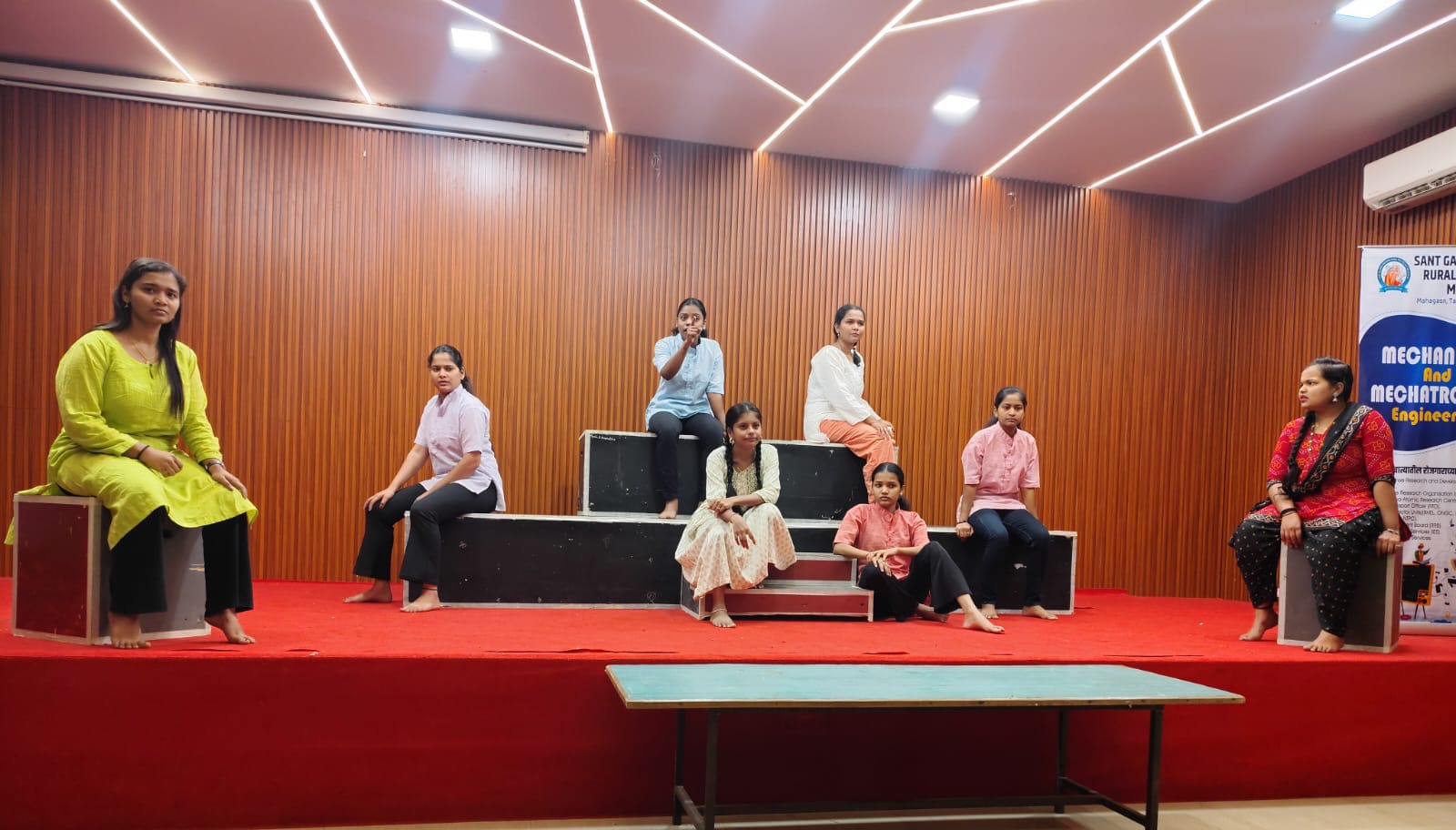 Zhoplet All one aact play presented in Gadhinglaj