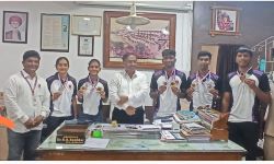 Vivekananda Colleges success in fencing competition
