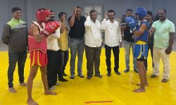 Municipal level Wushu competition in full swing at Vivekananda College