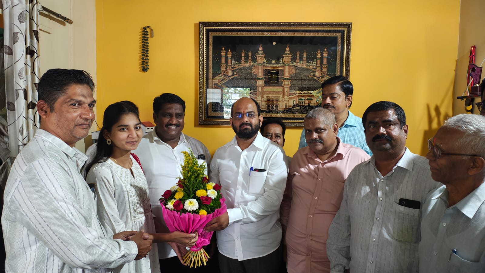 Joya Bagwan who was selected in ISRO is honored