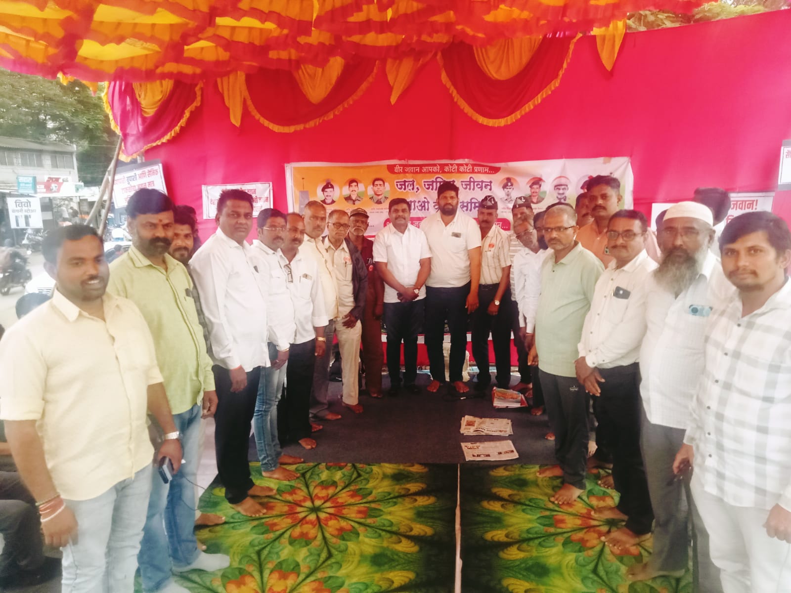 All like minded parties and organizations in the taluka will participate