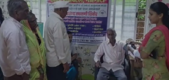 Health camp at Pacharde