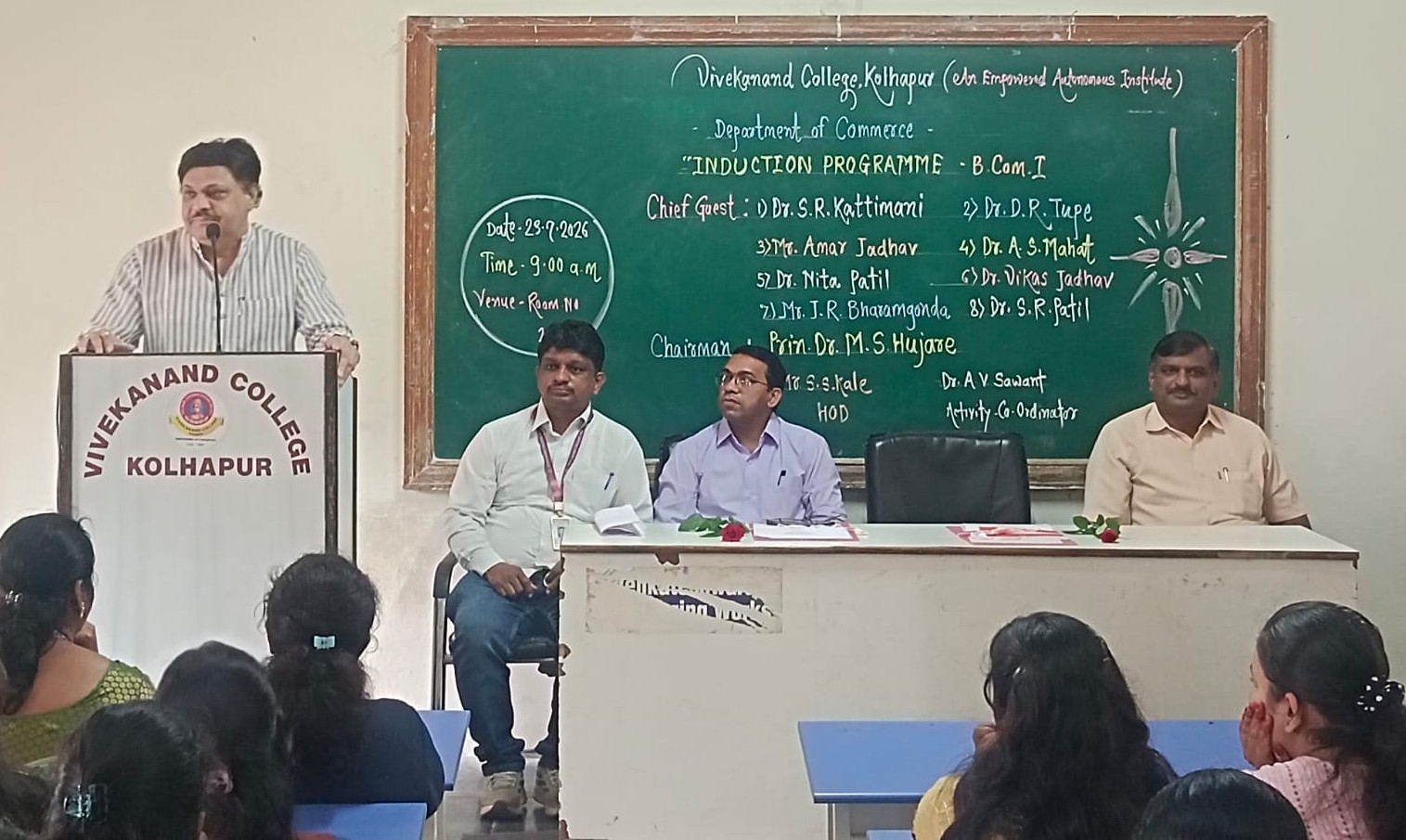 Welcome ceremony for new students held with great