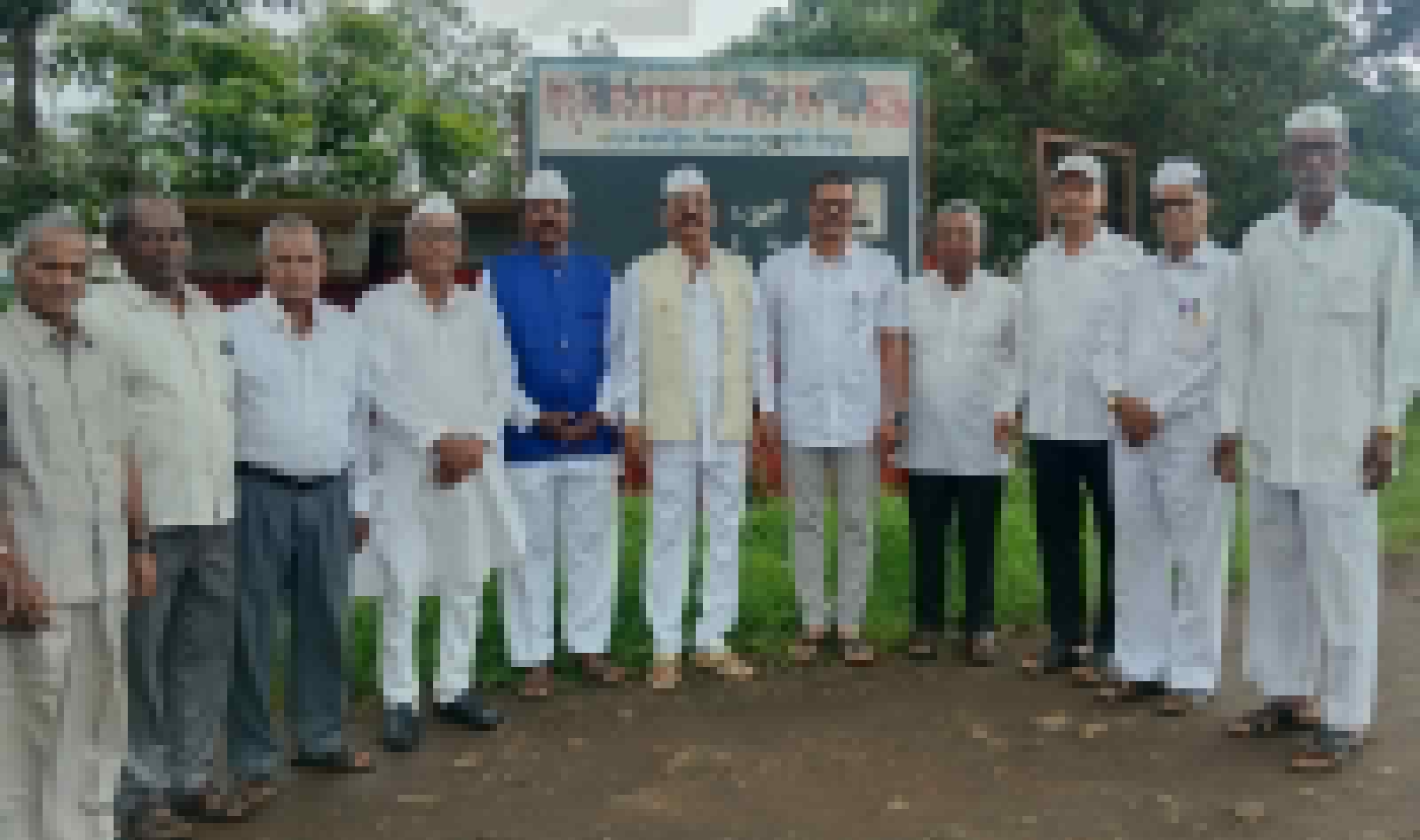 Flag hoisting ceremony organized by Shivsamrajya Tarun Mandal