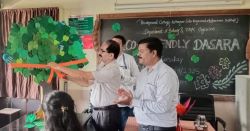 Eco friendly Dussehra celebrated with enthusiasm at Vivekananda College