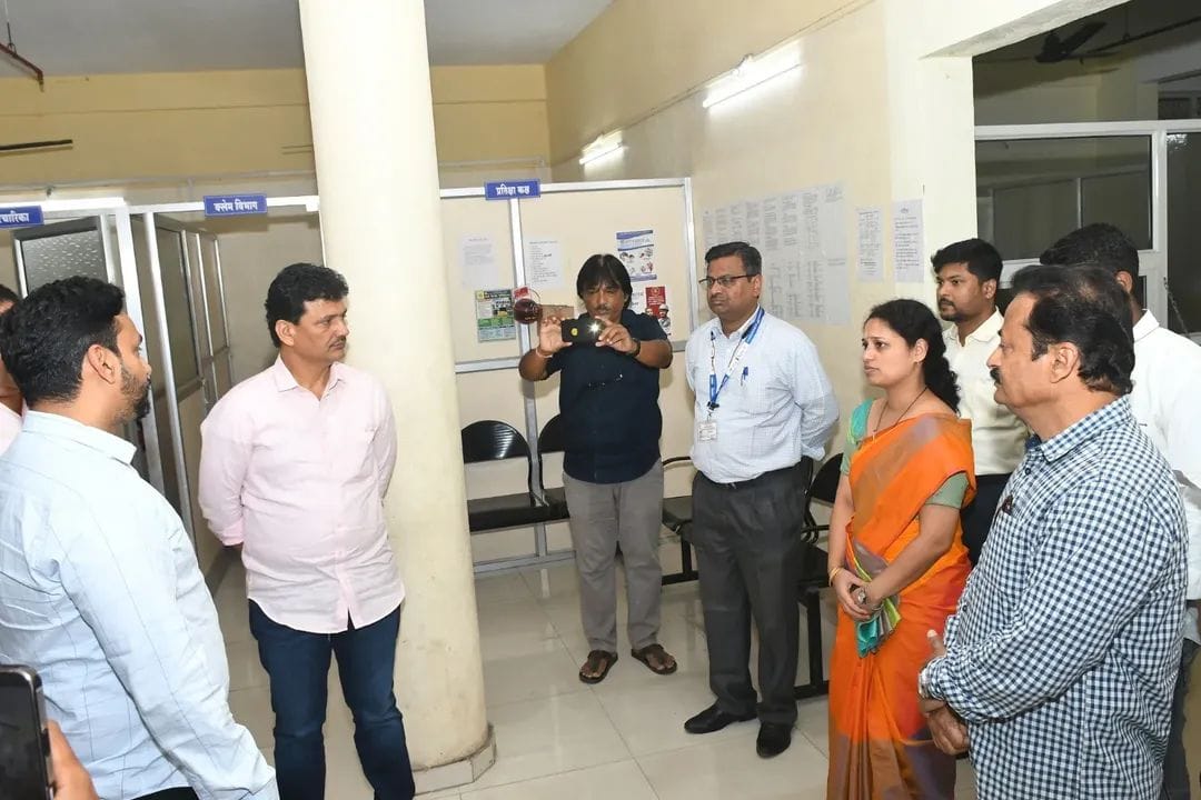 Visit to the Workers Insurance Society clinic in Shiroli