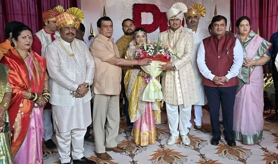 Mahadik familys presence at Pushkaraj Kshirsagars wedding ceremony