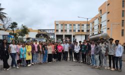 Vivekanandas students pay industrial visit to Gokul project