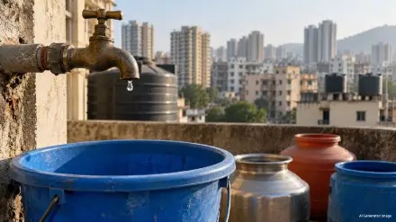 Residents of Kolhapur water supply