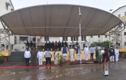 Independence Day celebrated with enthusiasm at Vivekananda College