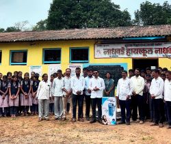 RO plant for students at Nadhavade High School