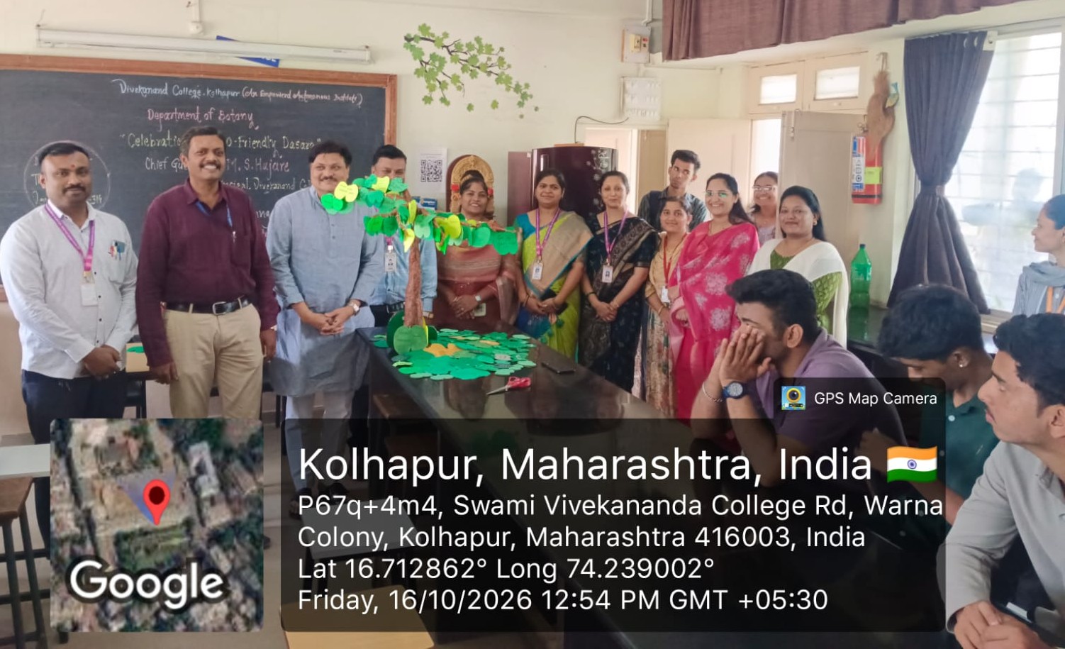 Eco friendly Dussehra celebrated at Vivekananda College