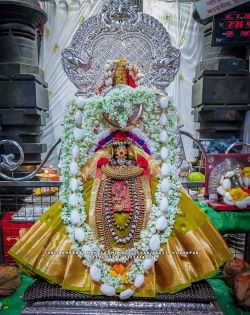 Conservation process of Ambabai Devis idol