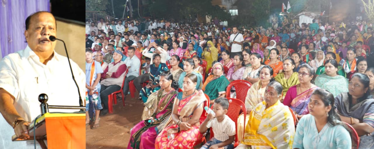 Spontaneous response to campaign meetings in Gadhinglaj