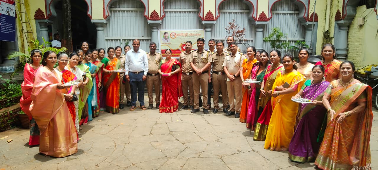 Rakhi initiative for police personnel who are on duty 24 hours a day