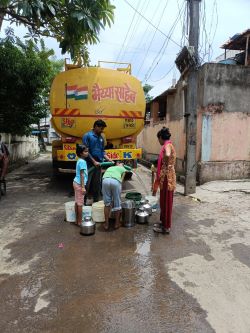 Aam Aadmi Partys relief on water shortage