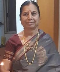 Mrs Urmila Jagtap wife of former principal