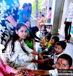 Raksha Bandhan at the Childrens Welfare Complex