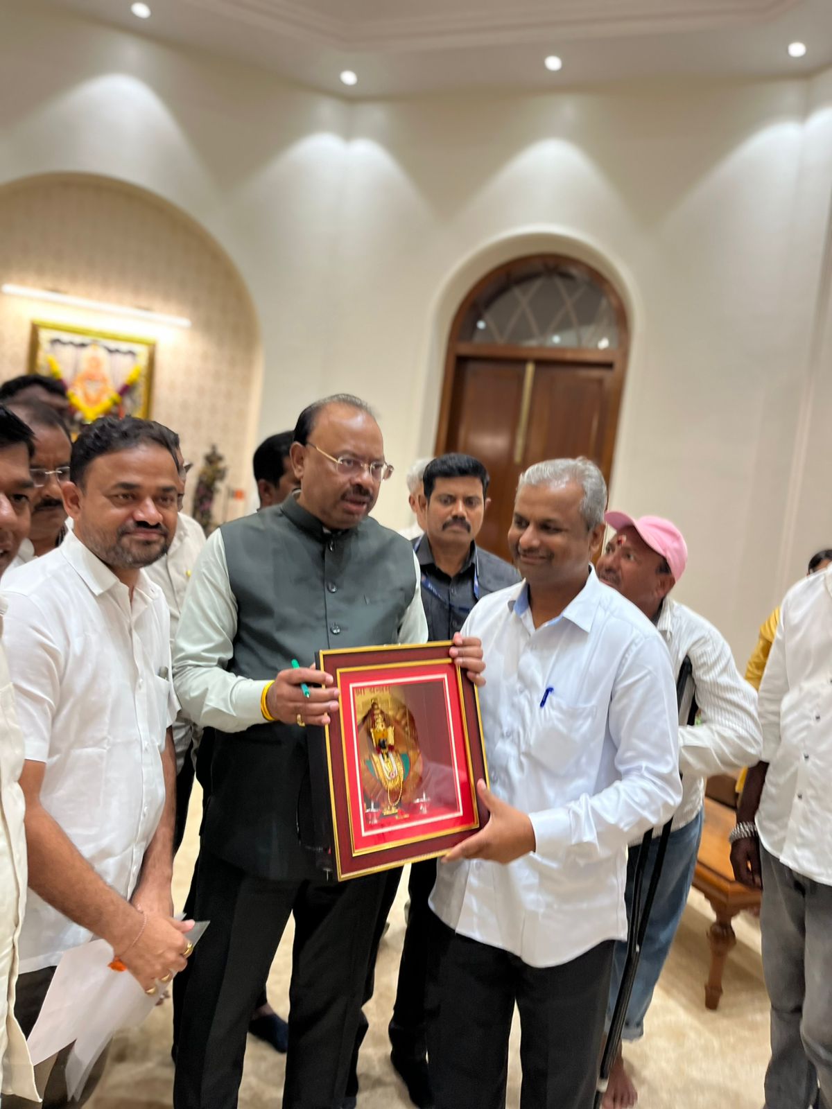 Grateful greetings from Nathaji Patil to Revenue Minister Bawankule