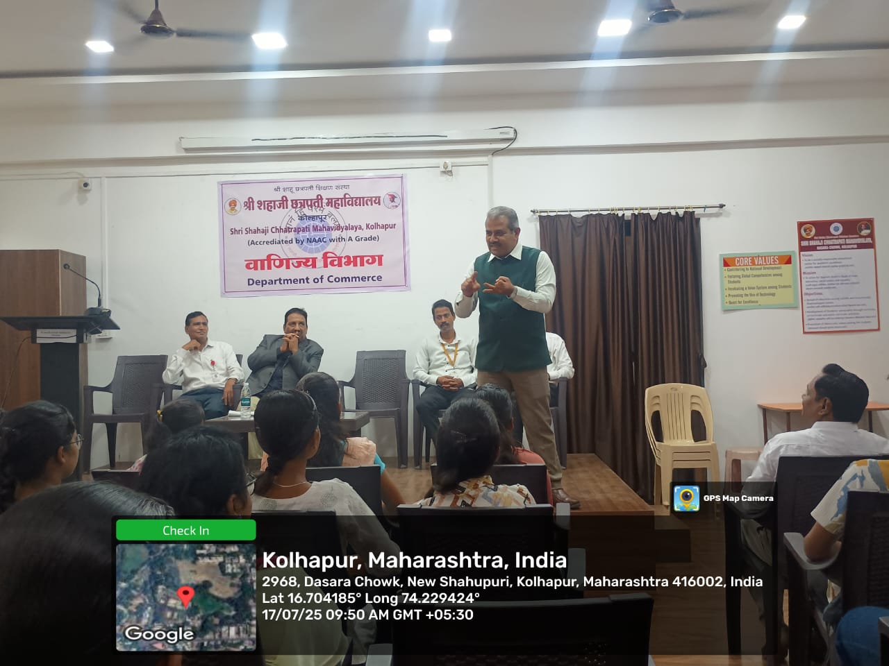 Student counseling program completed in Shahaji