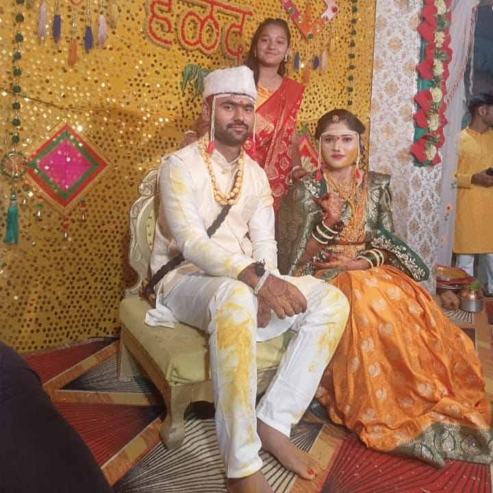 The patriotic groom went to fight the very next day after his wedding