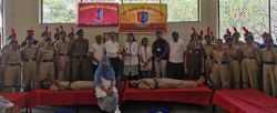 Blood donation camp held at Vivekananda College