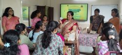 Rakhi making workshop completed at Vivekananda College