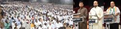 NCP and BJP workers gather in Kagal in enthusiasm