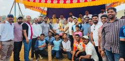 Akshay Shelkes lover Kagal wins Shahunagar Cricket Cup