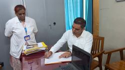 Commissioner Dr Rajendra Bharud visits Panchganga Hospital