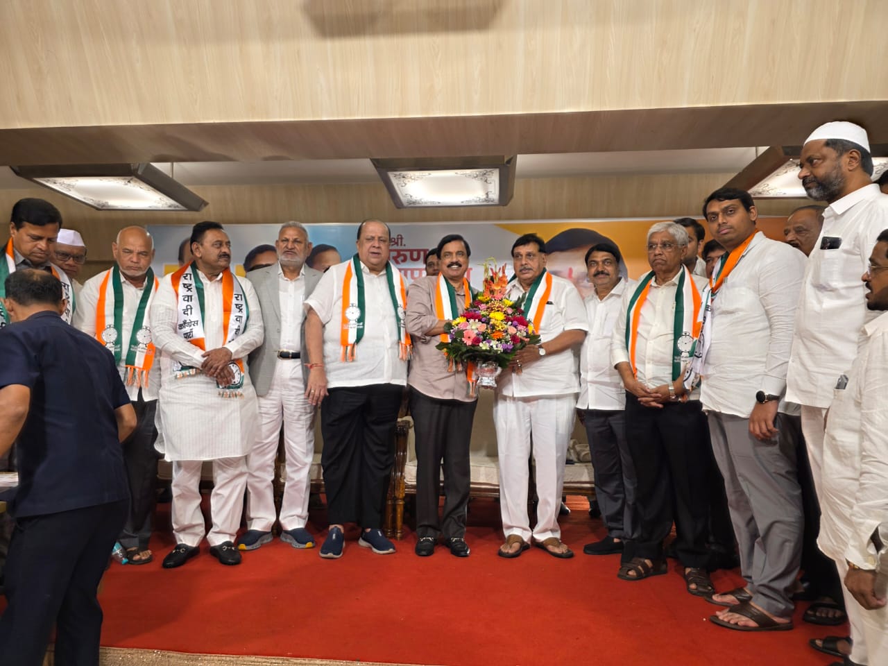 The entry of Arun Dongle has increased the strength of NCP in Kolhapur district