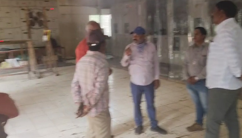 Chemical laden sewage mixed