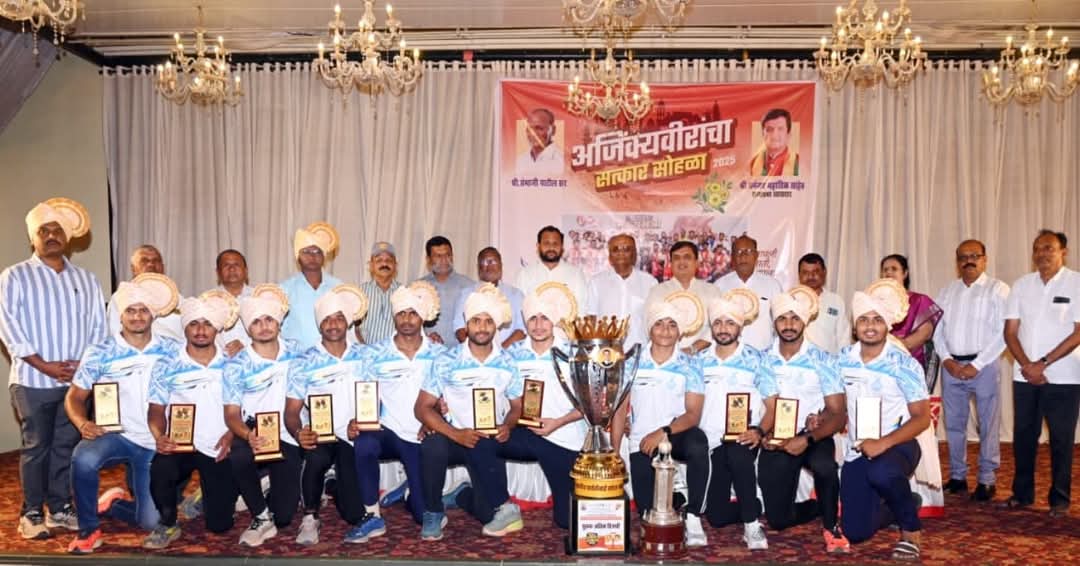 The 12 winners of the state kabaddi tournament were awarded