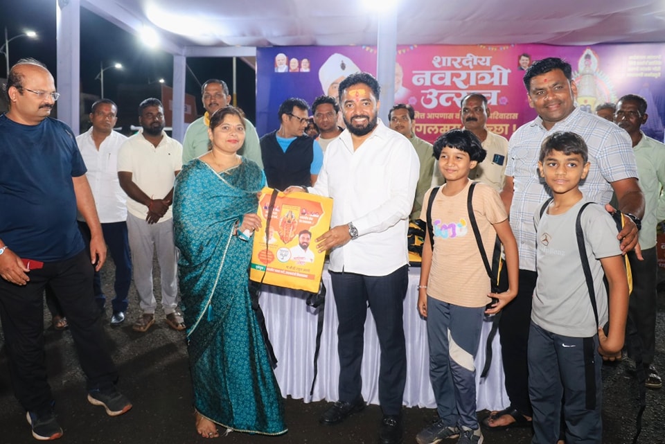 MLA Dr Rahul Awades charitable initiative for devotees during Navratri