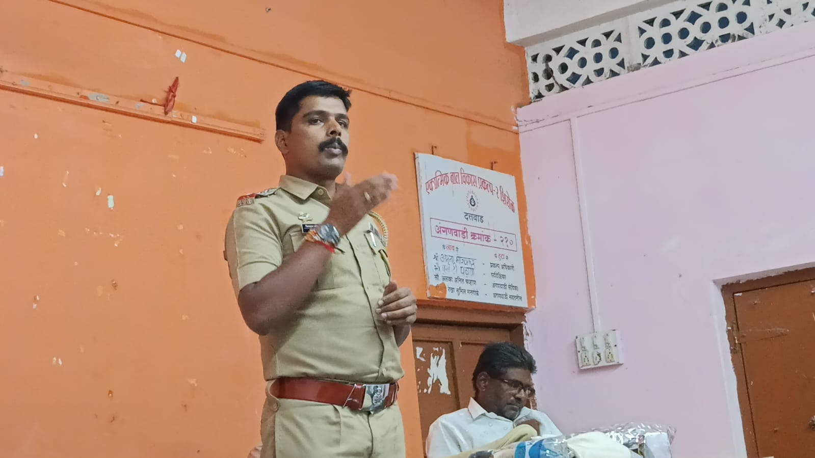 Police hold meeting of Ganesh Mandals in Dattawad