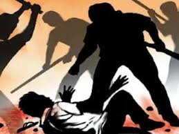 Inhumane beating of mother
