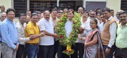MP Mahadik felicitated for securing increased phase-in grant