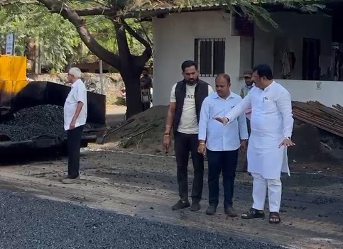 MLA Rajesh Kshirsagar on field