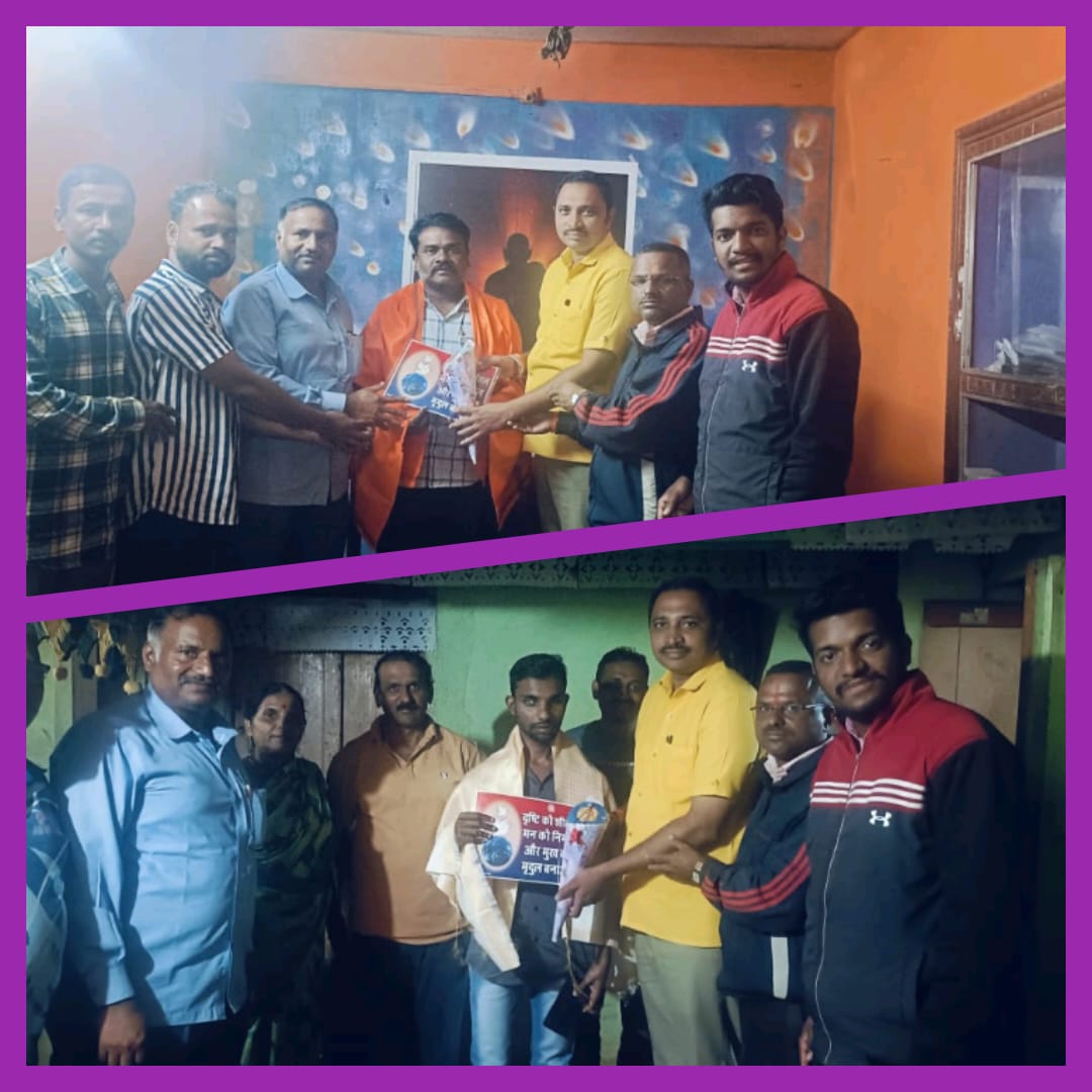 Shiv Sena Ubatha felicitates Vishal Nawar and Lahu Walker