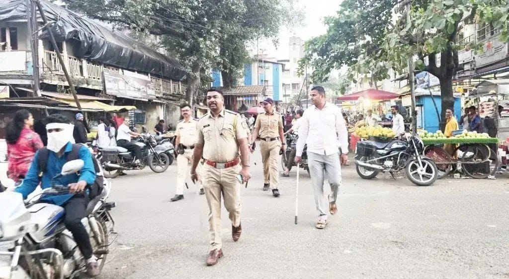 Polices foot patrol campaign in the code of conduct