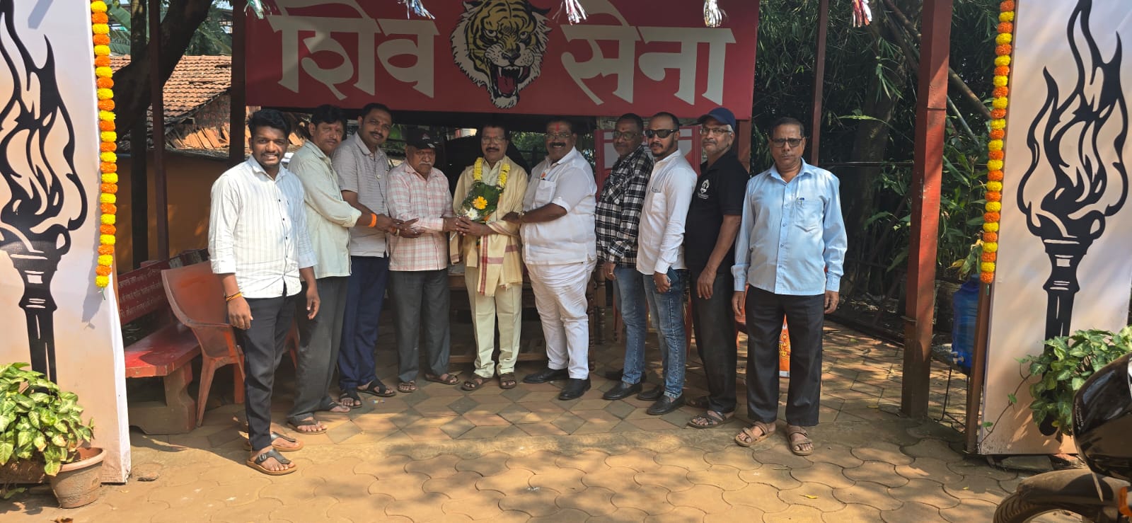 Dinesh Kamble felicitated for being