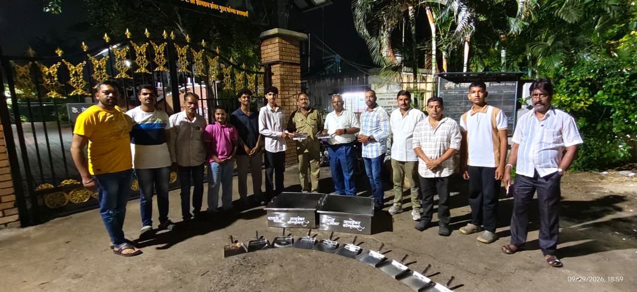 Social commitment through Ganeshotsav contributions