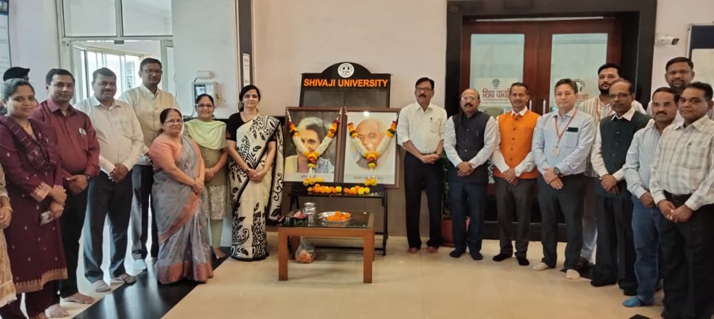 Tributes to Sardar Patel and Indira Gandhi at Shivaji University