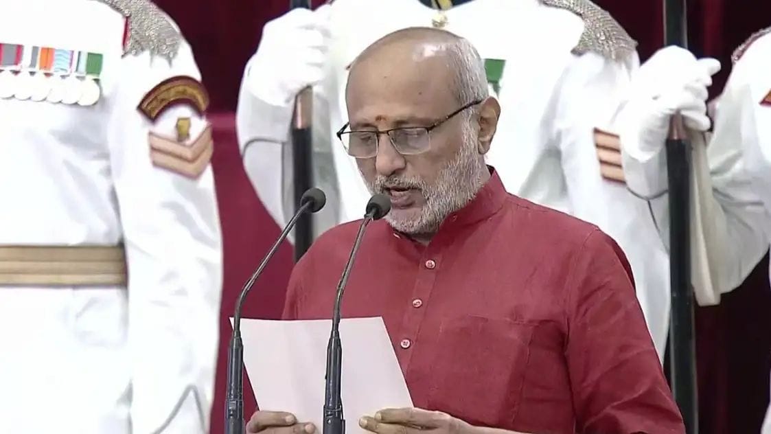 Radhakrishnan takes oath as Vice President