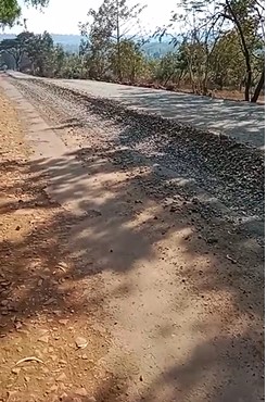 Transporters are facing inconvenience due to work on Halkarni