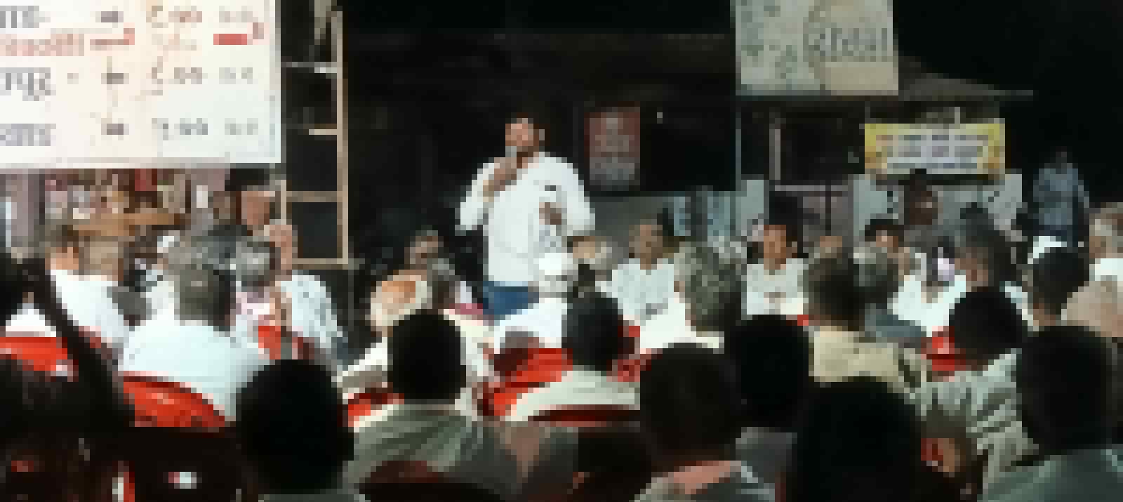 An awareness meeting was held in the Sainik Takli