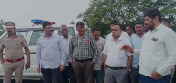 Ex servicemen farmers at Sainik Takali MIDC continue their opposition