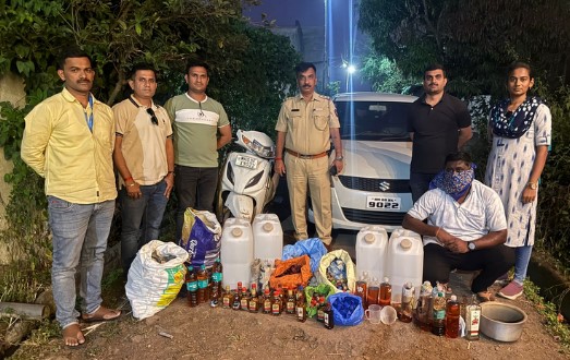 Police take drastic action against liquor smuggling