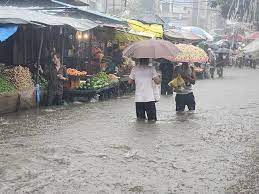 Bhiwandi market under water due to heavy rain